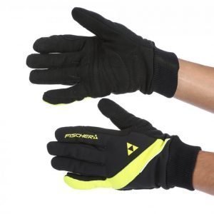 Fischer Xc Glove Polar Hiihtohanskat Musta / Keltainen