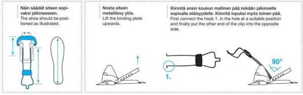 Kuusamon Uistin Finngrip Easy Hiihtositeet