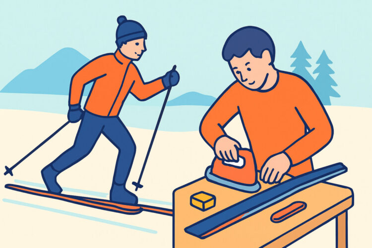 Suksien voitelu klassiseen hiihtoon – pito ja luisto
